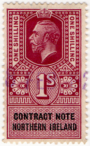 (04) 1/- Purple & Black (1921)