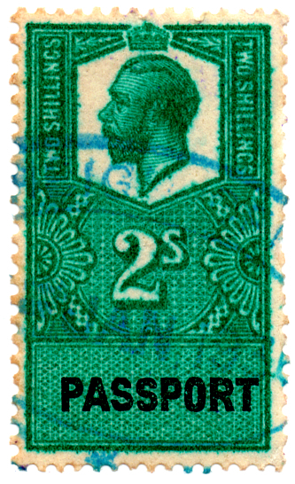 (09a) 2/- Intense Green & Black (un)