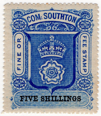 (28) 5/- Ultramarine (1880)