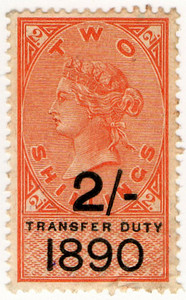 (22) 2/- Orange & Black