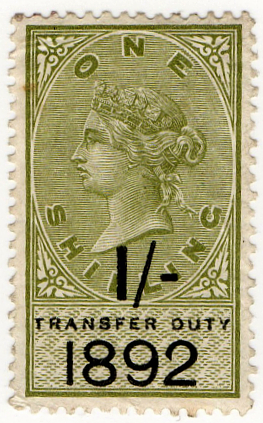 (38) 1/- Sage Green & Black