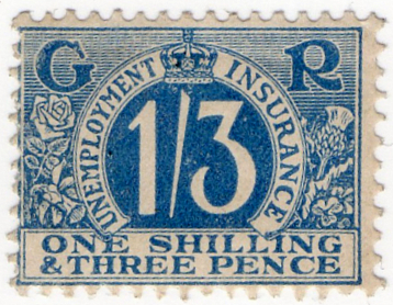 (79) 1/3d Blue (1922)