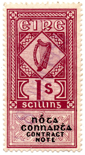 (49) 1/- Purple & Black (1943)