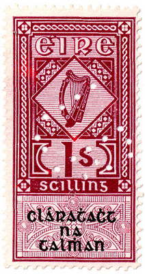 (52) 1/- Purple & Black (1944)