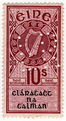 (55) 10/- Purple & Black (1944)