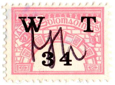 (99) 34p Pink & Black (1975)