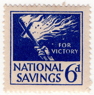 (14) 6d Dull Ultramarine (1941)