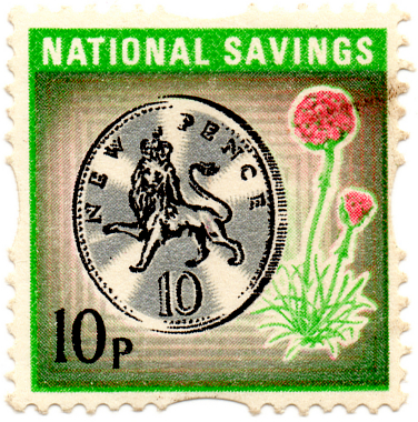 (32) 10p Multicolour (1971)