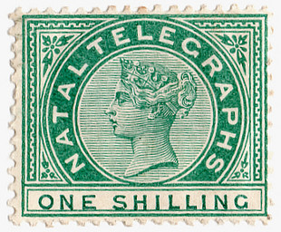 1/- Green