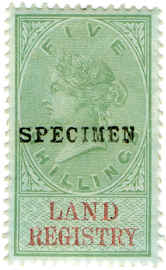 (40) 5/- Green & Violet (1881)
