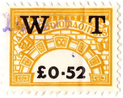 (104) 52p Bistre & Black (1977)