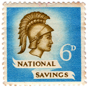 (18) 6d Blue & Sepia (1951)