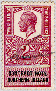 (05) 2/- Purple & Black (1921)