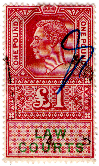 (55) £1 Claret Red & Green (1947)