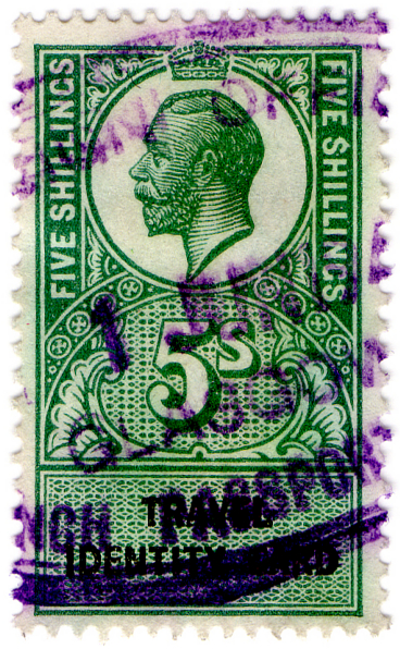 (01) 5/- Green & Black (1945)