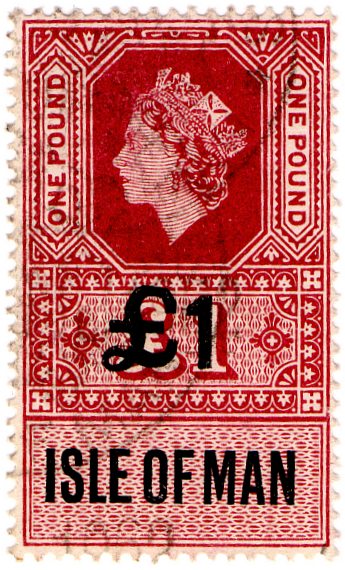 (76) £1 Claret Red & Black (1961)