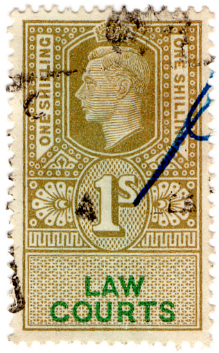 (50) 1/- Olive Green & Green (1947)