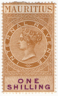 (07) 1/- Brown & Purple (1869)
