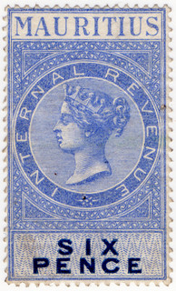 (05) 6d Blue & Blue (1869)