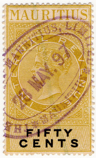 (32) 50c Yellow & Black (1879)