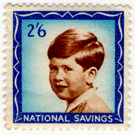 (21) 2/6d Brown & Blue [Prince Charles] (1953)