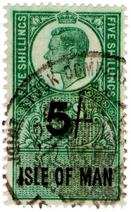(58) 5/- Green & Black (1951)