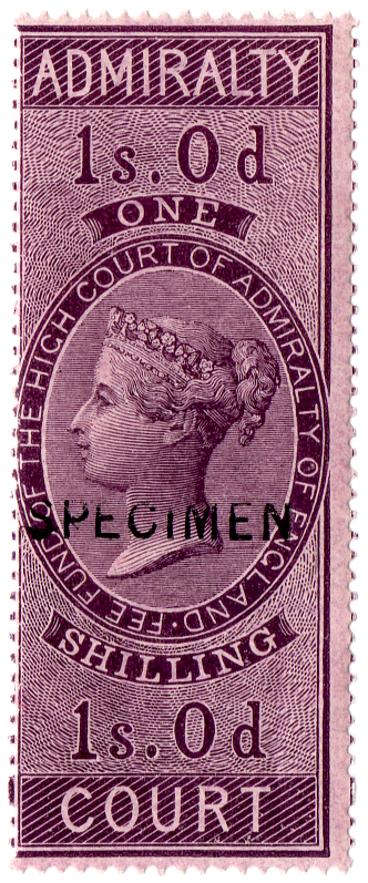 (01) 1/- Lilac (1855)