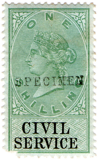 (20) 1/- Green & Black (1879)