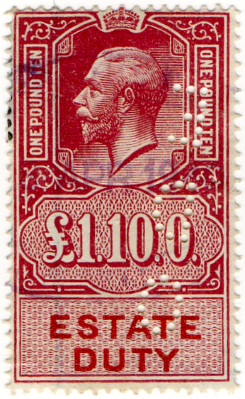 (22) £1 10/- Claret & Maroon (1921)