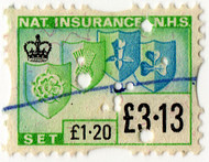 (566) £3.13 Green & Blue (1972)