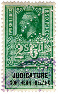 (08) 2/6d Green & Black (1921)