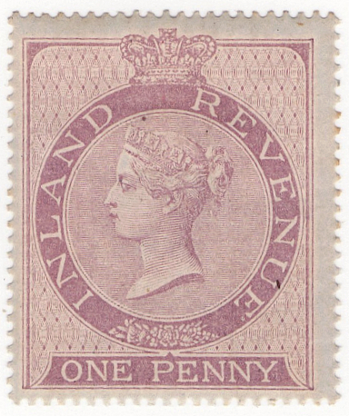 (02) 1d Lilac (1860)