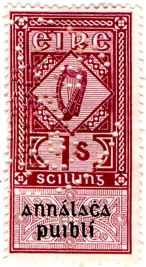 (09) 1/- Purple & Black (1944)