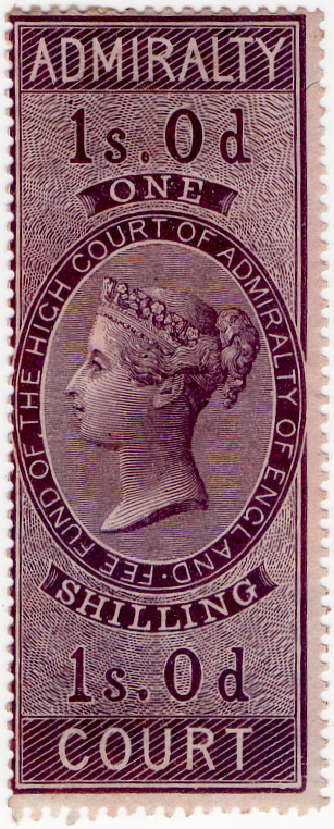 (07) 1/- Lilac (1858)