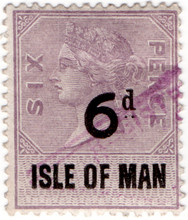 (19) 6d Lilac & Black (1895)