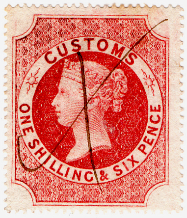 (22) 1/6d Red (1860)