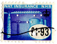 (697) £1.93 Purple & Blue (1973)