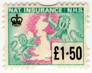 (607) £1.50 Green & Magenta (1972)