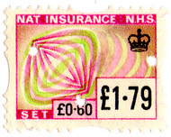 (533) £1.79 Magenta & Red (1971)