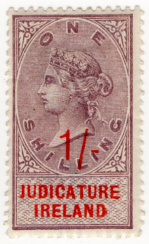 (31) 1/- Lilac & Red (1895)