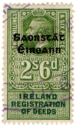 (74) 2/6d Green (1922)