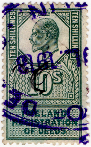 (56) 10/- Green (1902)