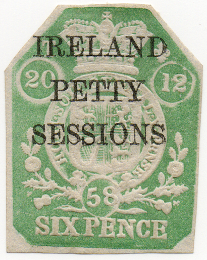 (02) 6d Green (1858)
