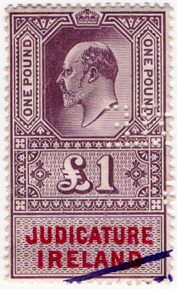 (61) £1 Violet & Red (1902)