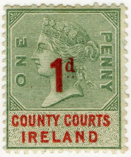 (35) 1d Green & Red (1895)