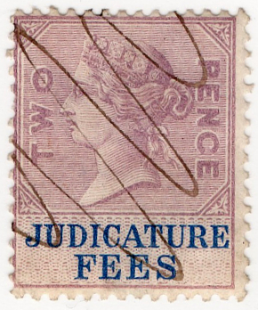 (02) 2d Lilac & Blue (1875)