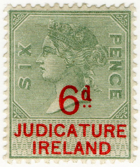 (30) 6d Green & Red (1895)