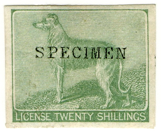 (03) 20/- Green (1865)