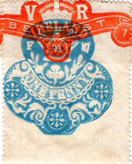 (01) 1d Blue (Belfast)