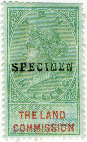 (04) 10/- Green & Carmine (1884)